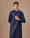Dark Blue Elegance Kurta Pajama